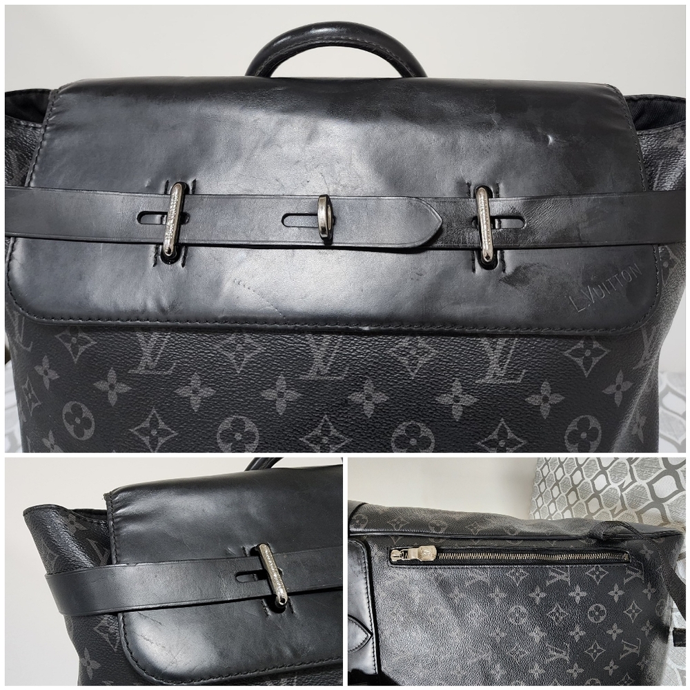 Louis Vuitton Monogram Eclipse Steamer Backpack - Picture 11 of 16